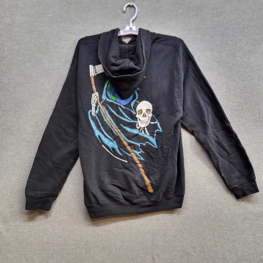 Primitive Men Sweatshirt Medium Black Hoodie Grim Reapers Pullover READ